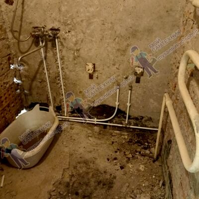 Замена труб водоснабжения и канализации на улице Седова
