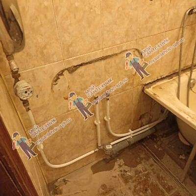 Замена труб водоснабжения на Богатырском проспекте