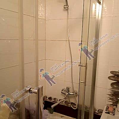 Замена настенного смесителя в ванной